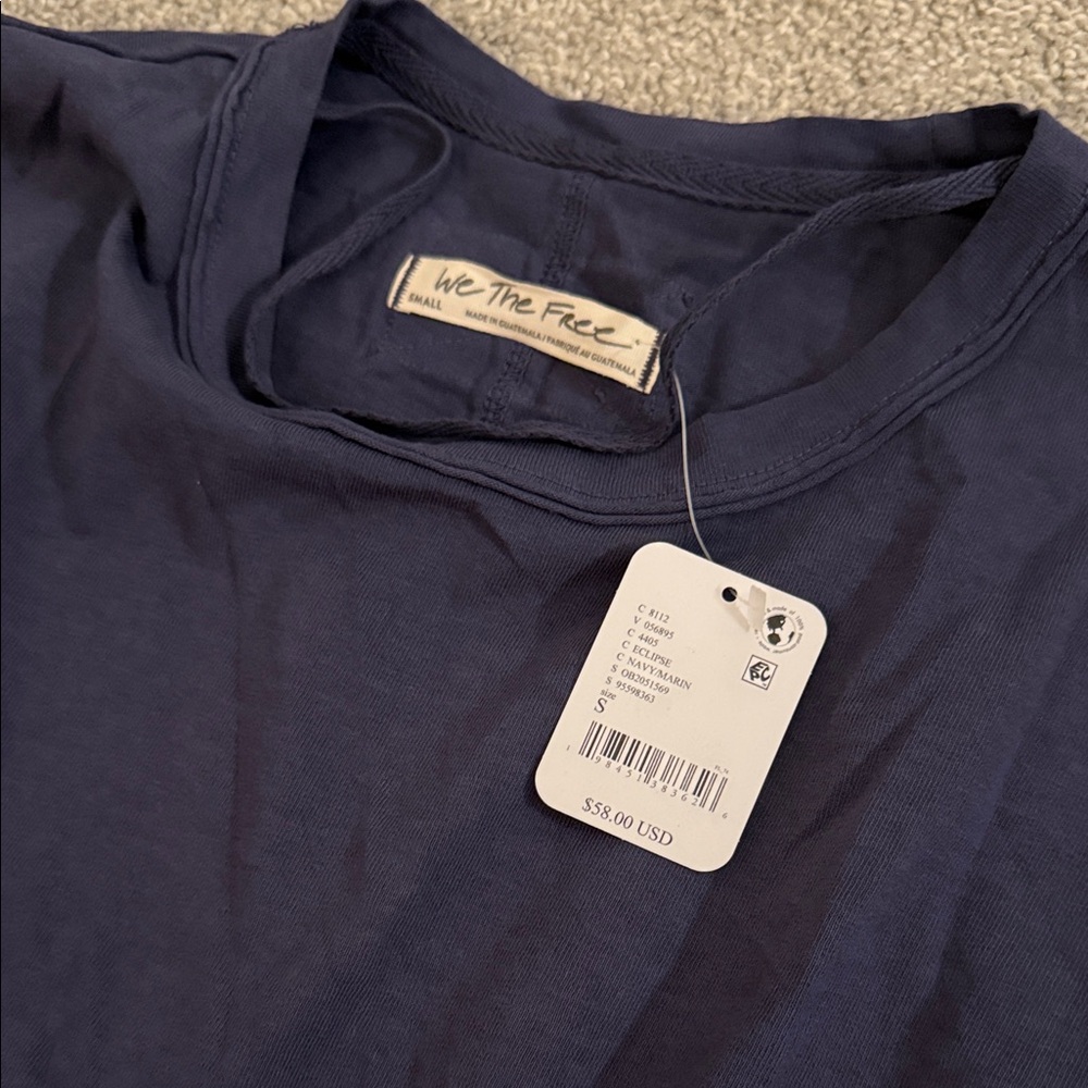We The Free Deep Blue Tee